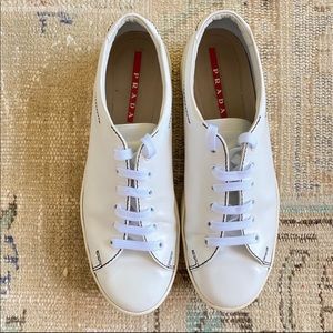 Great PRADA White Sneakers